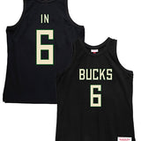 Bucks In Six x Mitchell & Ness Milwaukee Bucks Swingman Jersey-COLLAGE