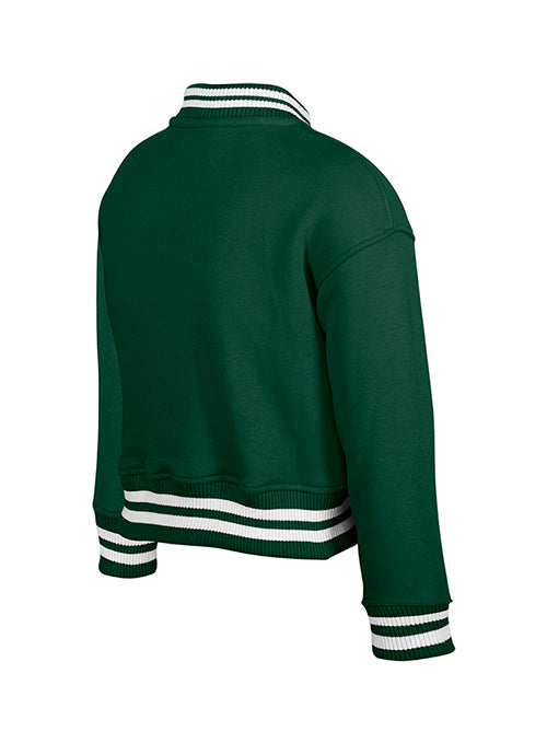 Youth New Era Varsity Milwaukee Bucks Fleece Jacket-back
