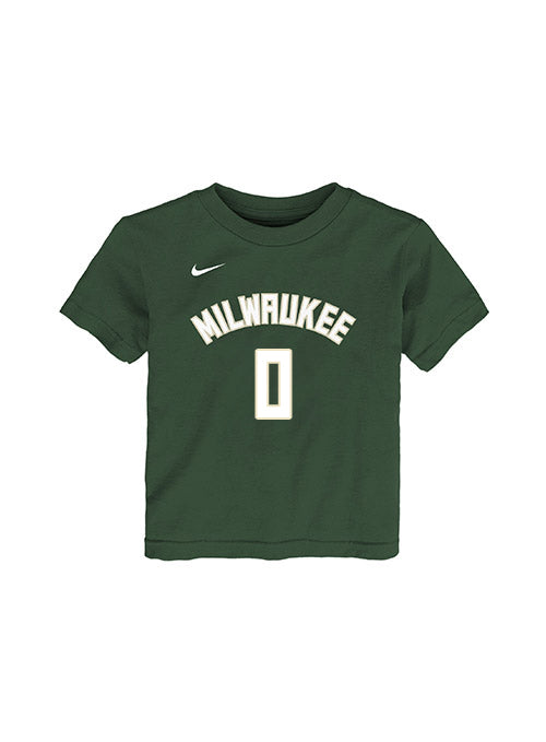 Toddler Nike Damian Lillard Icon Milwaukee Bucks T-Shirt-front