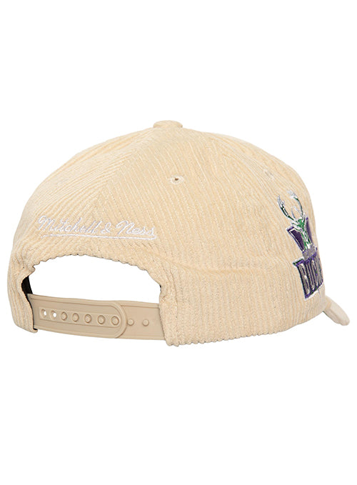 Mitchell & Ness HWC '93 Corduroy Milwaukee Bucks Adjustable Hat-back