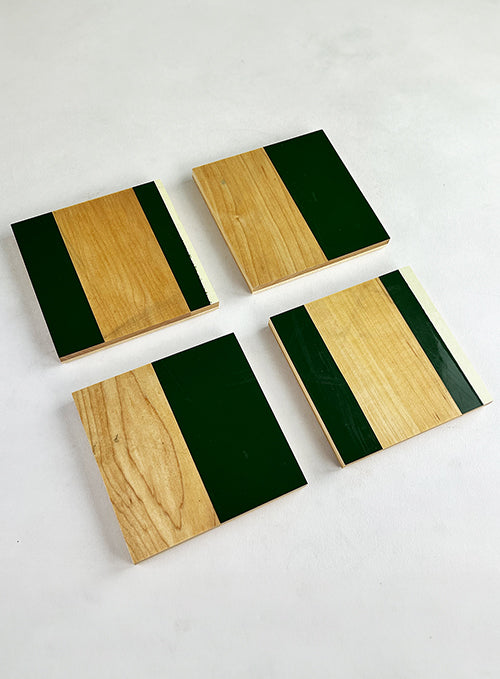 Artsman Championship Court Milwaukee Bucks Edition 1 Coaster 4-Pack-front