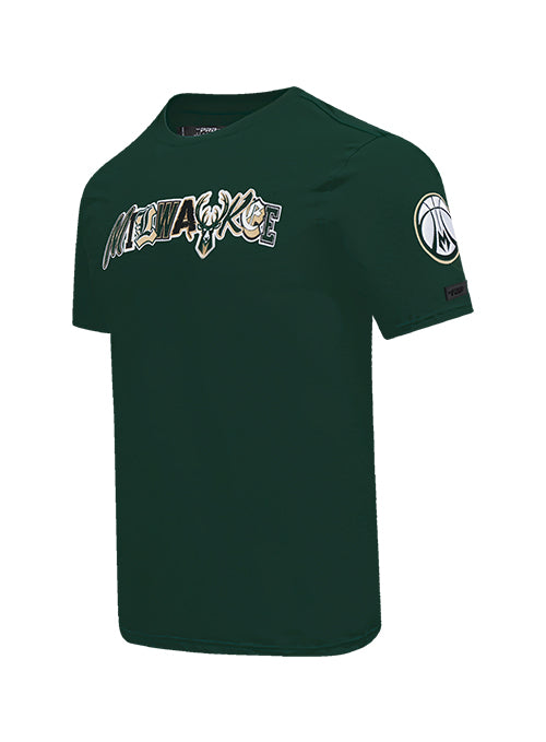 Pro Standard Ransom Milwaukee Bucks T-Shirt-angled front