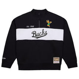 Women's Mitchell & Ness HWC '68 Class Milwaukee Bucks 1/4 Zip