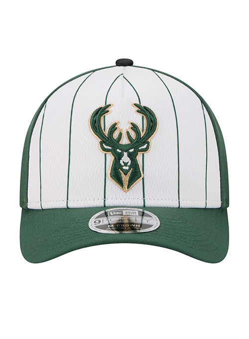 New Era 9Forty Tip Off 2025 Milwaukee Bucks Snapback Hat-front