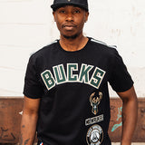 Pro Standard Milwaukee Bucks Striped Retro Classic T-Shirt