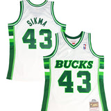 Mitchell & Ness HWC' 88 Jack Sikma Milwaukee Bucks Swingman Jersey-collage