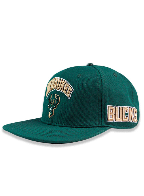 Pro Standard Turn it Up Green Milwaukee Bucks Hat-left