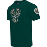 Pro Standard DIY Pick Stitch Milwaukee Bucks T-Shirt-front, angled