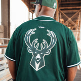 Pro Standard Giannis Antetokounmpo Milwaukee Bucks Baseball Mesh Jersey-model