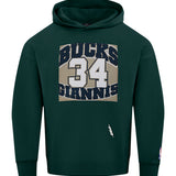 Pro Standard Made To Play Giannis Antetokounmpo Milwaukee Bucks Hooded Sweatshirt-front