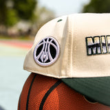 Pro Standard Chromatic Milwaukee Bucks Pinch Front Snapback Hat- patch