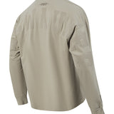 Pro Standard Wingspan Milwaukee Bucks Taupe Drop Shoulder Long Sleeve T-Shirt-back