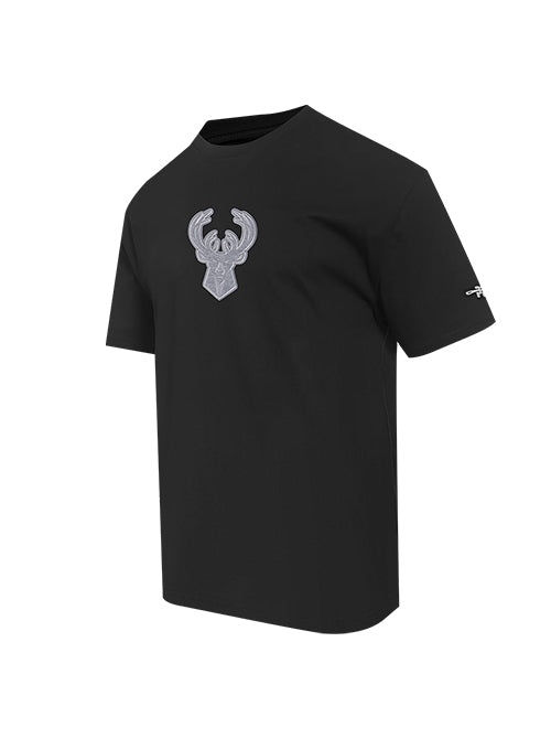 Pro Standard Reverse Terry Milwaukee Bucks T-Shirt-angled front