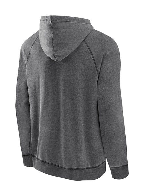Fanatics True Classic Washed Milwaukee Bucks Crewneck Sweatshirt in Grey - Back View