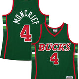 Mitchell & Ness HWC 1983 Sidney Moncrief Milwaukee Bucks Swingman Jersey- collage