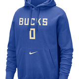 Nike 2024-25 City Edition Damian Lillard Milwaukee Bucks Hooded Sweatshirt-front