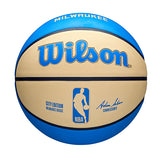 Wilson 2024-25 City Edition Icon Milwaukee Bucks Full Size Basketball-side 1