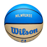 Wilson 2024-25 City Edition Icon Milwaukee Bucks Full Size Basketball-side 2