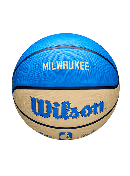 Wilson 2024-25 City Edition Icon Milwaukee Bucks Full Size Basketball-side 2