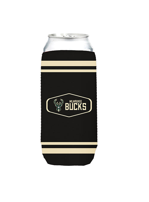 Logo Brands 16oz Statement Hex Milwaukee Bucks Can Cooler