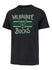 '47 Brand Franklin Renew Milwaukee Bucks T-Shirt In Black - Front View