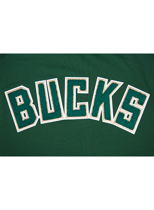 Pro Standard Classic Chenille Milwaukee Bucks T-Shirt-chest