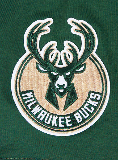 Pro Standard Classic Chenille Milwaukee Bucks T-Shirt-arm patch