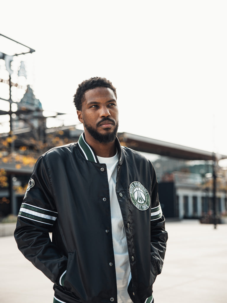 Starter Satin Slider Milwaukee Bucks Jacket | Bucks Pro Shop