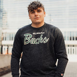 Homage HWC Milwaukee Bucks Script Crew Sweatshirt-model