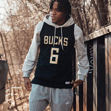 Bucks In Six x Mitchell & Ness Milwaukee Bucks Swingman Jersey-front photoshoot