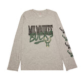 Youth Outerstuff Get Busy Gray Milwaukee Bucks Long Sleeve T-Shirt