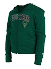 Youth New Era Terry Green Milwaukee Bucks Full Zip Hooded Sweatshirt