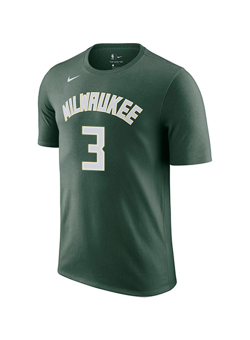 Nike 2022 Icon Edition Myles Turner Milwaukee Bucks T-Shirt-front