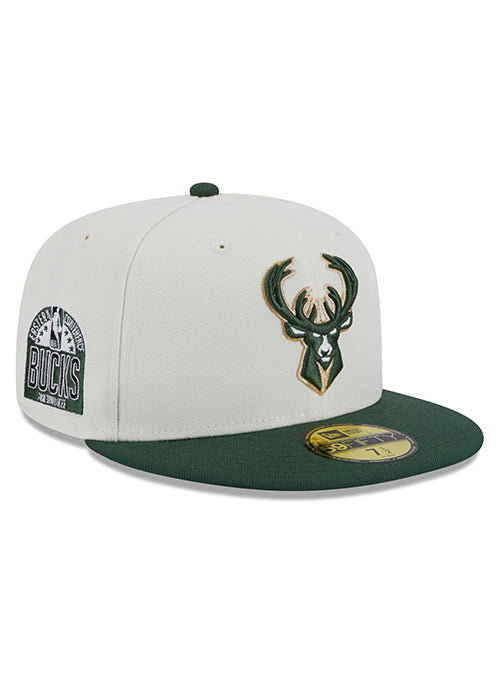 New Era 59Fifty Retro Milwaukee Bucks Fitted Hat-angled right
