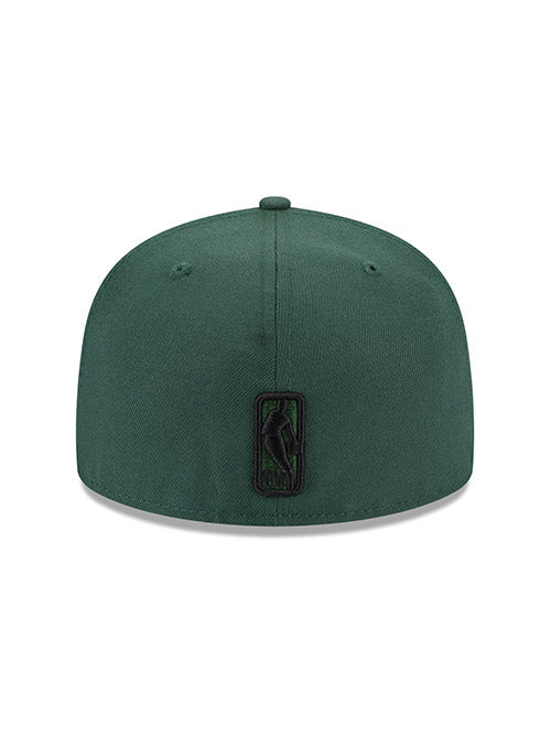 New Era 59Fifty Patch Milwaukee Bucks Fitted Hat In Green - Back View