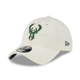 Youth New Era 9Twenty Core Classic 2.0 Adjustable Hat in White - Angled Left Side View