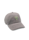 Women's 47 Brand Clean Up Noelle Gray Milwaukee Bucks Adjustable Hat- Angled Right View