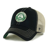 '47 Brand Clean Up Trawler EST Milwaukee Bucks Adjustable Hat In Black - Angled Left Side View
