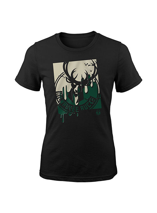 Youth Girls Candy Drip Milwaukee Bucks T-Shirt