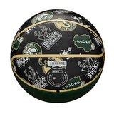 Wilson All Over Print Milwaukee Bucks Full Basketball- Side 2