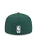 New Era Draft 2023 OTC 59Fifty Milwaukee Bucks Fitted Hat in Green - Back View