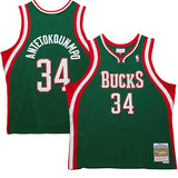 Mitchell & Ness HWC '13 Giannis Antetokounmpo Milwaukee Bucks Swingman jersey-COLLAGE