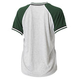Women's Wear By Erin Andrews Raglan Milwaukee Bucks T-Shirt-back