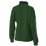 Women's Wear By Erin Andrews Icon Green Milwaukee Bucks 1/2 Zip Pullover-back