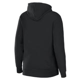 Women's Wear By Erin Andrews Vertical Bar Black Full-Zip Hooded Sweatshirt-back