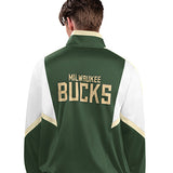 Starter Track Lead Runner Milwaukee Bucks Jacket-back