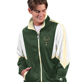 Starter Track Lead Runner Milwaukee Bucks Jacket-front
