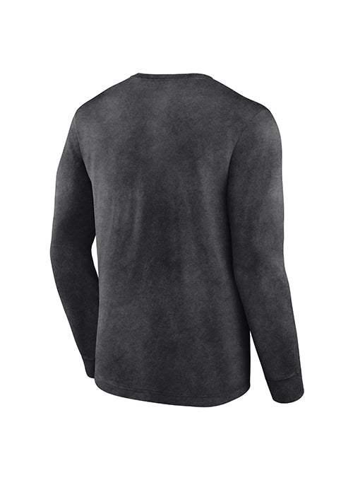 Fanatics Washed Black Milwaukee Bucks Long Sleeve T-Shirt- Back