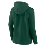 Women's Fanatics City Ties Milwaukee Bucks Hooded Sweatshirt- Back