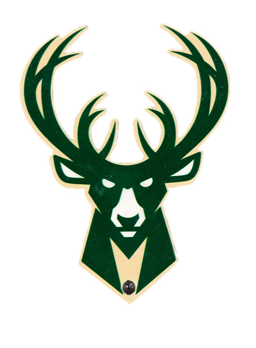 Authentic Street Signs Steel Icon Milwaukee Bucks Magnet